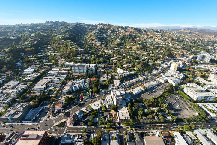 Panoramic Image of West Hollywood, California